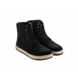 Chaussures cuir Barefoot Boots Be Lenka souples Matt black 3.0