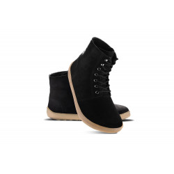 Chaussures cuir Barefoot Boots Be Lenka souples Matt black 3.0