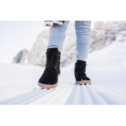 Chaussures cuir Barefoot Boots Be Lenka souples Matt black 3.0