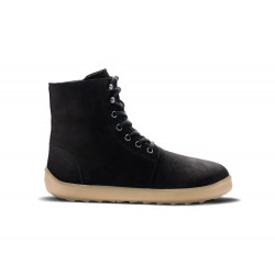 Chaussures cuir Barefoot Boots Be Lenka souples Matt black 3.0