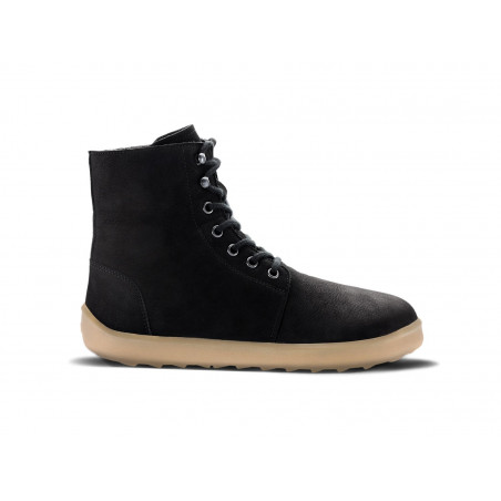 Chaussures cuir Barefoot Boots Be Lenka souples Matt black 3.0