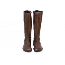 Bottes d'hiver cuir Barefoot Be Lenka Sierra Chocolat 1