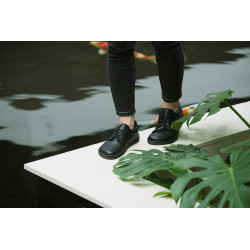 Chaussures cuir noires barefoot Be Lenka Shoes Cityscape - All Black