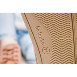 Chaussures cuir barefoot Be Lenka Shoes Synergy - Cognac & Beige