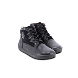 Chaussures cuir noires Barefoot Be Lenka shoes Olympus - All Black