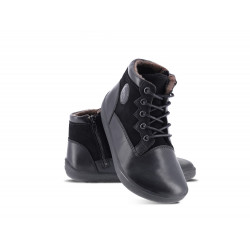 Chaussures cuir noires Barefoot Be Lenka shoes Olympus - All Black