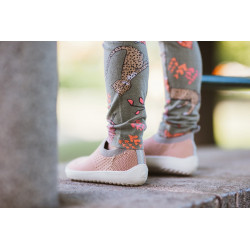 Chaussures cuir roses Barefoot enfant Be Lenka Perk - Baby Pink