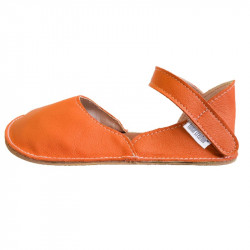 Ballerine barefoot sandales extra flexible Volcanic, fermeture velcro