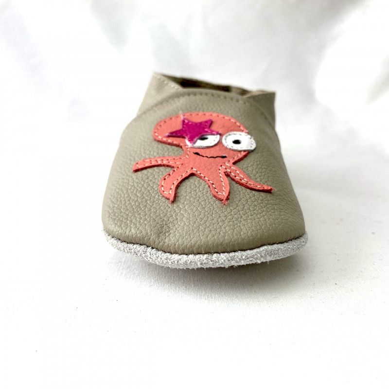 Chausson Enfant Garçon Pantoufle Fille Chaussons Antidérapants Bébé Chaussures Noir