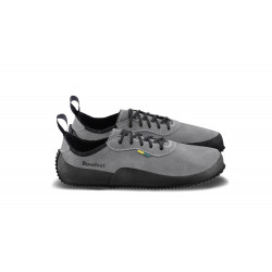 Chaussures cuir Barefoot Be Lenka shoes Trailwalker 2.0 souple Grey