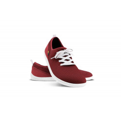 Chaussures cuir rouge barefoot Be Lenka Shoes Sneakers Dash - wine red