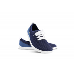 Chaussures cuir bleu barefoot Be Lenka Shoes Sneakers Dash - Dark blue