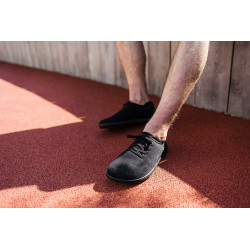 Chaussures cuir bleu barefoot Be Lenka Shoes Sneakers Dash - All black