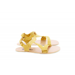 Sandales cuir barefoot Be Lenka Flexi Yellow