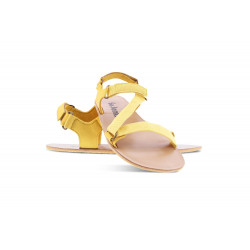 Sandales cuir barefoot Be Lenka Flexi Yellow