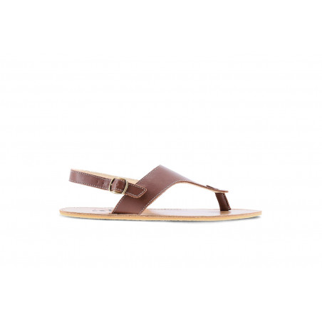 Sandales cuir barefoot Be Lenka Promenade Dark brown avec tige