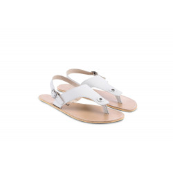 Sandales cuir barefoot Be Lenka Promenade Ivory white avec tige