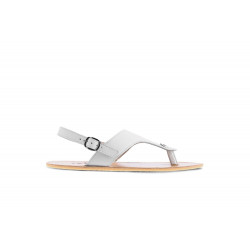 Sandales cuir barefoot Be Lenka Promenade Ivory white avec tige