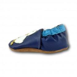 Chaussons cuir souple Pelican