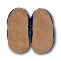 Chaussons cuir souple Pelican