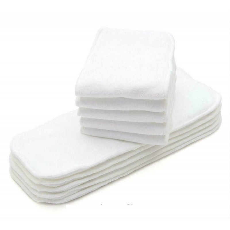 Lot de 10 Grands inserts en microfibre, ultra absorbant Lot de 10 Grands inserts en microfibre, ultra absorbant