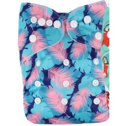 Couche lavable évolutive TE1 à poche \\"Plume\\"
