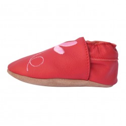 Chaussons cuir bébé Libellule