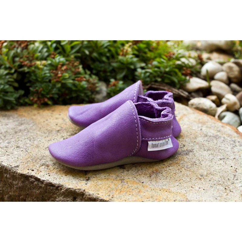 Chaussons cuir souple, cuir végétal, végétal Flieder Chaussons cuir souple, cuir végétal, végétal Flieder