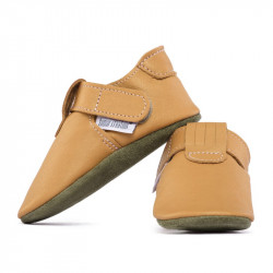 Chaussons cuir souple bébé Zippy Savanna