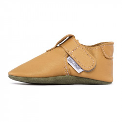 Chaussons cuir souple bébé Zippy Savanna