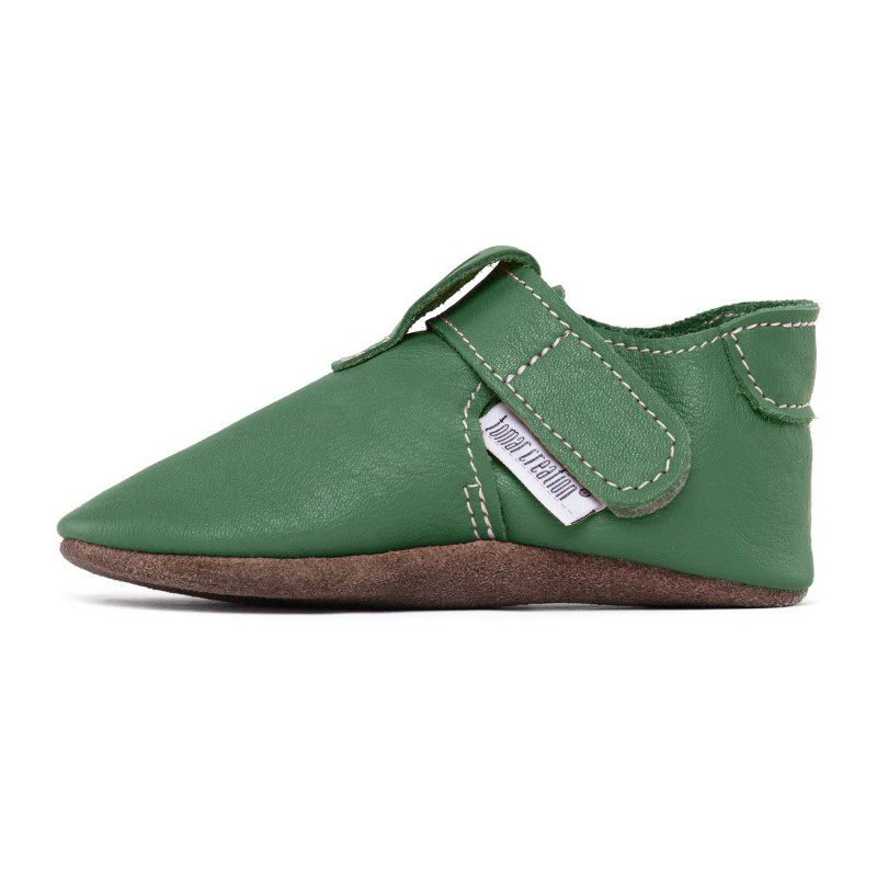 Chaussons cuir souple bébé Zippy Avocado Chaussons cuir souple bébé Zippy Avocado