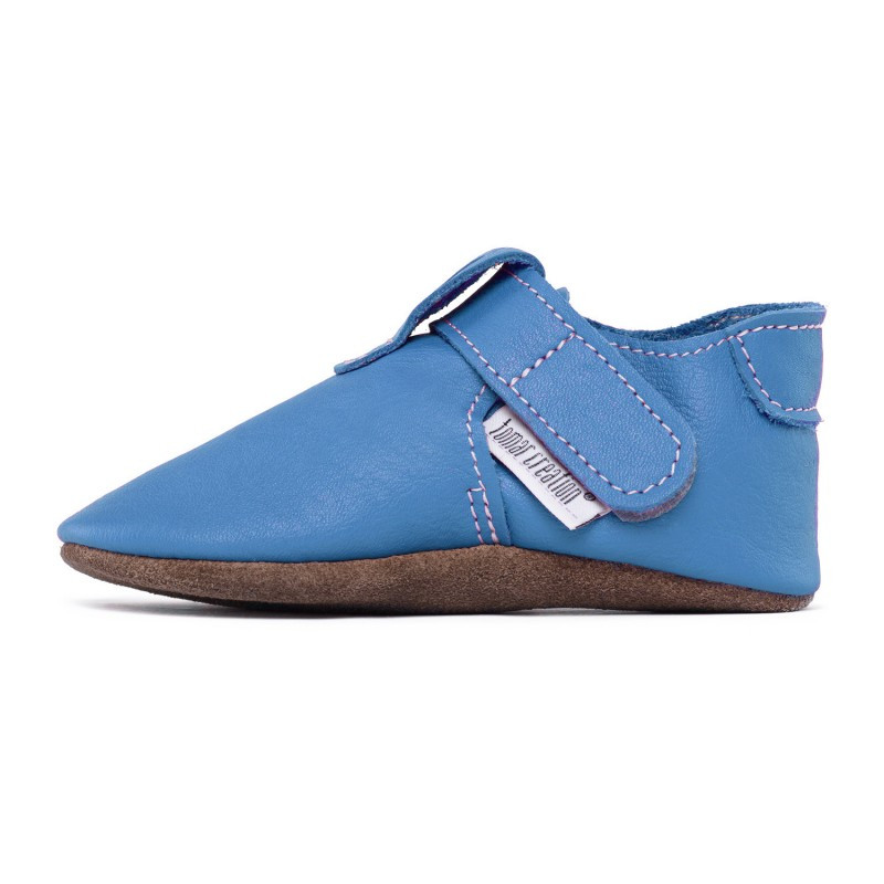 Chaussons cuir souple bébé Zippy Jeans Chaussons cuir souple bébé Zippy Jeans