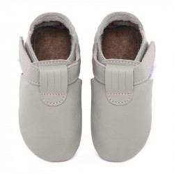 Chaussons cuir souple bébé Zippy Perla