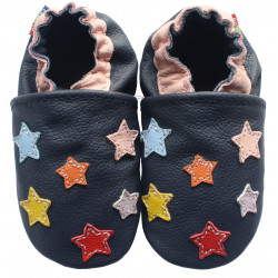 Chaussons souples cuir, bébé, enfant, chausson personnalisé, édition  limitée wilt rose -  France