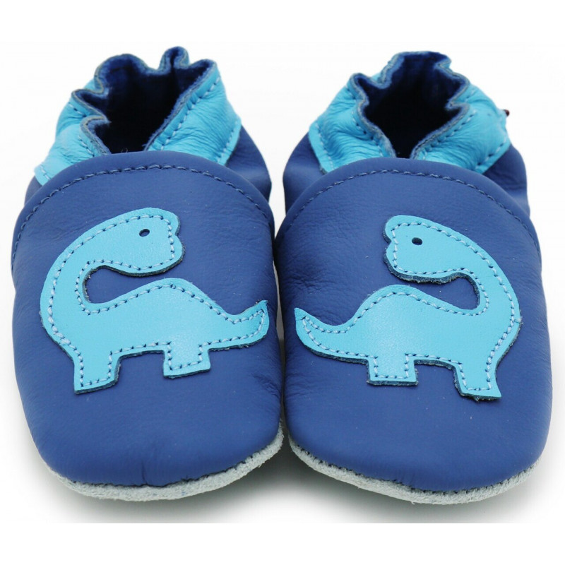 Carozoo Chaussures Bébé Enfant à Semelle Souple Chaussons Cuir Souple 0-6 Mois Jusqu 'à 7-8 Ans 