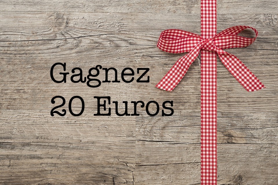 GAGNEZ 2 BONS D'ACHAT DE 20 €